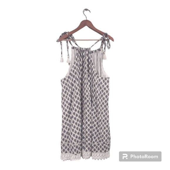 Women's Sleeveless Midi Dress Crochet Leaf Size XXL - Picture 2 of 7